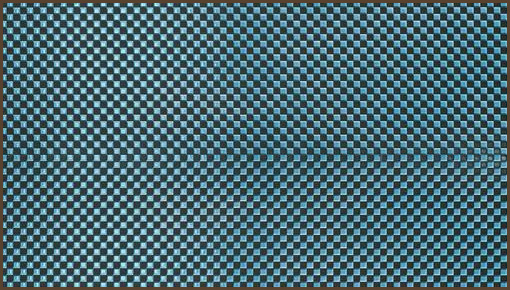 LIGHT BLUE ON MOKA CHEQUERED